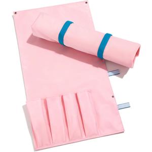 1 Pcs Mahjong Bags Protective Sleeve for Mahjong Racks and Pushers Tile Bag Accessory 20 Inch, Empty Mah Jong Bag Only(Pink,Classic)