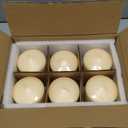 Candle Charisma Ivory Pillar Candles Bulk Pack of 6  (3x3 Inch) Long-Lasting 50-Hour Burn, Dripless & Smokeless  Perfect for Hassle-Free Decor at Weddings, Fall Table Centerpieces & Special Events