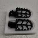 JFG RACING Dirt Bike Foot Pegs,7075 Aluminum CNC Pedals Rests for Surron Light Bee X and S/E Ride Pro S SS SR/CRF150F CRF230F 03-19/CRF250F 19-24/XR150L 15-24/KDX200 83-94-Black