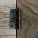 Gardenised Natural Wood Christmas Tree Collar with Deer Pattern Panels Foldable Ring Box Cover and Festive Base Wrap Perfect Holiday Skirt Alternative for Indoor Displays & Seasonal Home Decor