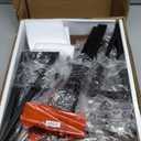 Dog Ramps for Staircase - Pet Steps Stairs for Staircase with Anti-Slip Bottom Suitable for Small Dogs, 3 Packs Extra Wide Metal Frame Dog Ramp for Injured and Older Pets (Brown) (Large)