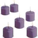 Candle Charisma Lavender Scented Votive Candles - 15 Hour Burn time - Set of 36 for Dinner, Wedding, Halloween and Holiday Decorations