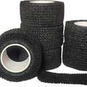 2 x Chair Leg Floor Protectors,8 Rolls Felt Pads,Furniture Pads For Hardwood Floors,Self- Adherent for Tables and Chairs,Keeps Furniture Quiet When Moving (Black, 8)