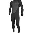 O'Neill Men's Reactor-2 3/2mm Back Zip Full Wetsuit, Black/Black, MT