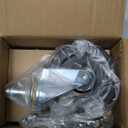 Gate Wheels with Side Brake, Spring Loaded Gate Casters for Farm Yard and More Max Load Capacity 220lbs