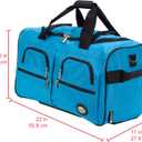 Rockland Rolling Duffel Bag, Black, 22"