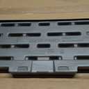 Suncast 28" Add-On Storage Cabinet Shelf for Tall Storage Cabinets, Modular Shelving, 18" Deep, Steel Reinforced, 50lb Capacity, Platinum, Made in The USA