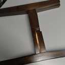 OERGKE Adjustable Plant Stand, Bamboo Mid Century Modern Indoor Plants Stands, Corner Flower Holder for Living Room, Fits 8 to 12 Inches Pots, (Pot & Plant Not Included)(Walnut, 1 Pack)