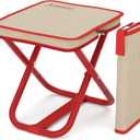 Portable Stool Camping Stool,Mountaineering and Hiking 12.6-Inch Portable Folding Stools for Outdoor Gardening and Beach Camping Fishing,Folding Stool with Carry Bag to 200LB Load Capacity