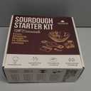 Superbaking Sourdough Starter Kit, 9" Round Banneton Bread Proofing Basket Set, Sourdough Bread Baking Supplies, Sourdough Tools with Silicone Bread Sling, Bread Making Tools, Baking Gifts