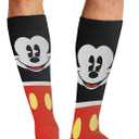 Cherokee Mens Compression Socks, 10-15 mmHg Knee High, Colorful Print, Lightweight, 1 Pair Pack, One Size - MPRINTSUPPORT