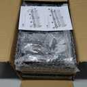 POKIPO Large Power Tool Organizer Wall Mount,4 Layers Heavy Duty Metal Loads 400lbs,Power Tool Shelf Battery Storage with 8 Cordless Drill Holder,Utility Racks for Garage Workshop (Black)