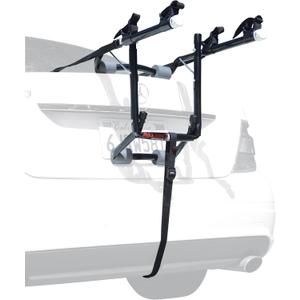 Allen Sports Deluxe 2-Bike Trunk Mount Rack, Model 102DB, Black/ Silver, 23 x 15 x 4 inches