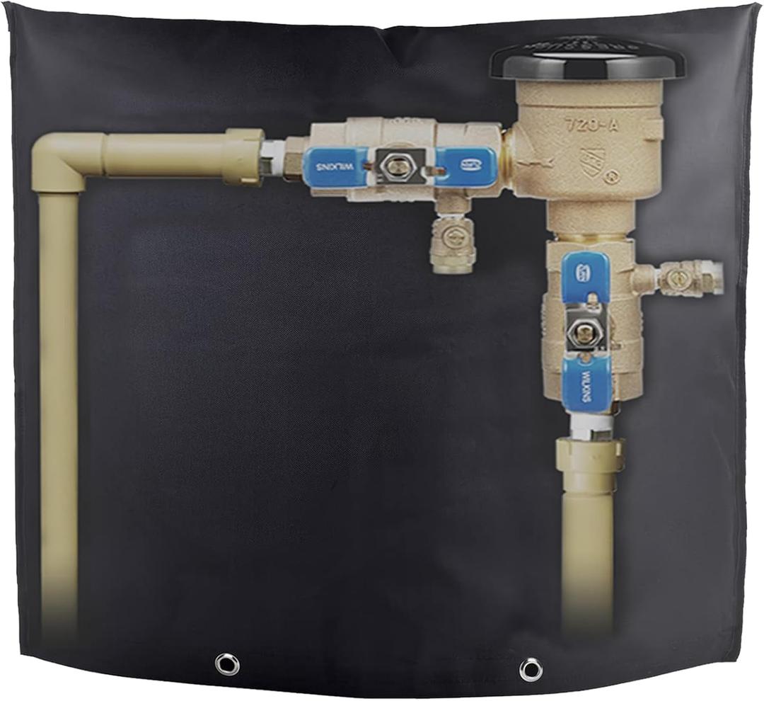 3026 Inch Backflow Preventer Insulation Cover - Sprinkler Covers for Outside - Winter Water Well Pump Covers Sprinkler Valve Cover Insulated - Protects from Severe Snow and Intense Sun
