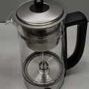 KIDISLE Percolator Coffee Pot Electric Coffee Maker, Brews 2–10 Cups, Auto Keep Warm, Stainless Steel Basket, Borosilicate Glass, Easy-Pour Spout, Cool-Touch Handle