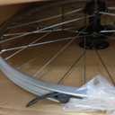 Hiland 26" 27.5" 28" x1.75" Alloy Bike Rim for 1.75 to 2.215" Wide Tire, Front & Rear Wheels with 7 Speeds Freewheel, Disc Brake Compatible, Bolt On Axle, Wheelset Accessories for MTB Cruiser Bicycle