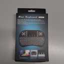 2.4G Mini Wireless Keyboard with Touchpad Mouse, Upgraded Multi BRG Backlight Memory, Portable Wireless Keyboard with USB Receiver Remote Control for Android Smart TV Box Pad Windows Mac:i8