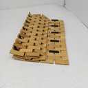 Natural Bamboo Bath Mat, Wooden Door Mat Kitchen Floor Bath Rug, Bathroom Shower and Tub Mats, Wooden Bath Mat for Shower, Bath, Spa Or Sauna (16 x 24 Inch)