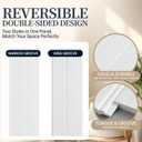Klyyo 10 Pcs 4 ft Beadboard PVC Wall Panels, Waterproof Shiplap White