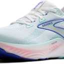 Brooks Womens Glycerin 22 Neutral Running Shoe (9, White/Limpet Shell/Amparo Blue)