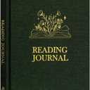 Lanpn Reading Book Journal for Book Lovers Readers, 158 Pages Linen Hardcover Books Tracker with 52 Reviews, 9.3" x 7.7" Read Log Notebook Bookish Gifts (Green)