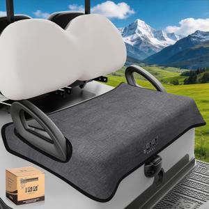 10L0L Universal Golf Cart Seat Covers/Seat Blanket for EZGO TXT/RXV & Club Car DS/Precedent, Breathable Seat Towel/Seat Cushions with Non-Slip Backing, All-Season Comfort (Not for Yamaha)