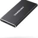 Vansuny 250GB Portable External SSD, USB 3.1 Gen2 430MB/s High-Speed Data Transfer, Metal USB C Mini Portable External Solid State Drive for PC, Laptop, Phones and More