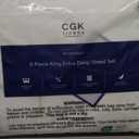 Extra Deep King Sheet Set - 6 Piece Breathable and Cooling Sheets - Hotel Luxury Bedding for Women, Men, Kids & Teens - Easy & Secure Fit - Soft, Wrinkle Free and Comfy - Extra Deep Pockets - White