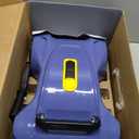 LanOcean Cordless Automatic Pool Cleaner Robot, Efficient Pool Vacuum Robot w/Self-Parking, 120Min Runtime, Auto Debris Removal, Ideal for Daily Maintenance of Flat Above Ground & Inground Pools-Blue