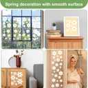 96 Pcs Flower Window Clings Cute Daisy Glass Window Stickers PVC Spring Windows Decals Static Floral Decoration for Home Office School Party Glass Windows Decor