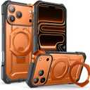 SUPCASE for iPhone 17 Pro Max Case with Stand (Unicorn Beetle Grip), Coral | Camera Control Cover, Compatible with MagSafe, Military-Grade Drop Protection, Anti-Slip Grip, Heavy Duty Magnetic Phone Case