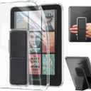 7" Case with Foldable Stand for All-New Kindle Paperwhite 12th Gen & Kindle Colorsoft Signature Edition | Ultra-Light, Scratch-Proof Kindle Cover with Left-and-Right Hand Strap, Anti-Yellowing, Clear