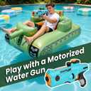 GIGIGO Motorized Pool Float for Adults, Rechargeable Electric Lounger, 51"×39"×22"