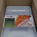 Nordic Ware Extra Large High-Sided Baking Pan, 21.1 x 15 x 2 inches, XL Big baking pan Natural Uncoated Aluminum, Reinforced Steel Rim Prevents Warping, Big Batch with Lid