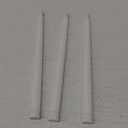 Garosa 72Pcs 10 Inch Flameless Taper Candles LED Candles Light Electric LED Taper Candle Warm Light for Christmas Holiday Wedding Birthday (White)
