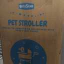 Bicystar Pet Stroller for Medium Dogs, Smooth-Ride Dog Stroller with Detachable Carrier, Rubber Wheels, Car Seat Combo 3-in-1, Up to 50 lbs, for Senior Dogs & Cats, Tan