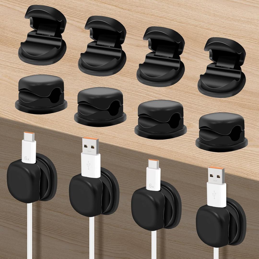 12 Pack Phone Charger Cord Management Holder Versatile Space Saving Cord Organizer Holder Sturdy Wires Organizer Keeper for Office