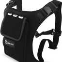 Gear Beast Running Backpack Unisex - Running Vest for Jogging, Hiking and Cycling - Compatible with Most Smartphones, Black