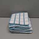 Urban Villa Dish Cloths Terry Dish Cloths for Kitchen Indigo Aqua/ White Color Set of 6 Quick Drying Dish Cloths Highly Absorbent Cotton Size 12X12 Inches with Hanging Loop Kitchen Dish Towels