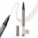 Light Blonde Eyebrow Pencil for Older Women, Light Taupe Eyebrow Pen with Hair Stroke, Ultra Precise Microblading 4-Tip Eyebrow Pen, 24H Long Wear YES.EYE DO(Golden Caramel-Light Blonde)