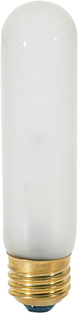 Satco S3253 Medium Light Bulb in White Finish, 5.00 inches, 1 Count (Pack of 1), Frosted