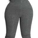 HBQ Women's 2 Piece Tracksuit Sets Long Sleeve Zip Up Crop Tops and Flare Pants Casual Workout Oufit Jogger Loungewear Set (Large, Grey)