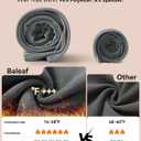 baleaf Women's Thick Fleece Lined Leggings Winter Warm Jeggings Water Resistant High Waisted Tights Snow Pants 4 Pockets (S)