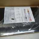 12 pcs Peel and Stick Backsplash Tiles, Black Wall Panels, 23.6" x 11.8”, 23.6" x 11.8" x 2.2mm