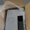 50 Amp RV Power Outlet Box, 125V/250V NEMA 14-50R RV Outlet, Weatherproof Outdoor Electrical Box with Receptacle Panel, Enclosed Lockable Power Box for RV Camper, ETL Listed H01OB06