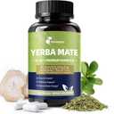 2 x Yerba Mate Capsules - Yerba Mate Complex Supplement for Focus, Memory & Energy Support - Mate Tea Alternative with Natural Caffeine, Portable & Easy to Use - 60 Servings