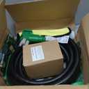 RVMATE 50 Amp Generator Cord 15FT and Pre-Drilled 50Amp Power Inlet Box Kit, 125/250Volts, NEMA 14-50P to SS2-50R Power Cord, ETL Listed, NEMA SS2-50P Inlet Box Waterproof