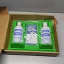 PhysiciansCare Wall-Mountable Eyewash Station with 2 Bottles of Eye Wash Solution, 32 oz Each