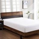 sheets FreshCulture Twin Fitted Sheet - Hotel Quality - Ultra Soft & Breathable - Brushed Microfiber - Deep Pocket - Cooling Fitted Sheet for Twin Size Bed (White)