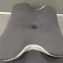 JINXIA Cervical Neck Pillow for Sleeping, Odorless Memory Foam Pillows & Soft Silk Cover, Ergonomic Orthopedic Pillow for Side Back Stomach Sleepers, Neck and Shoulder Pain Relief, Gray